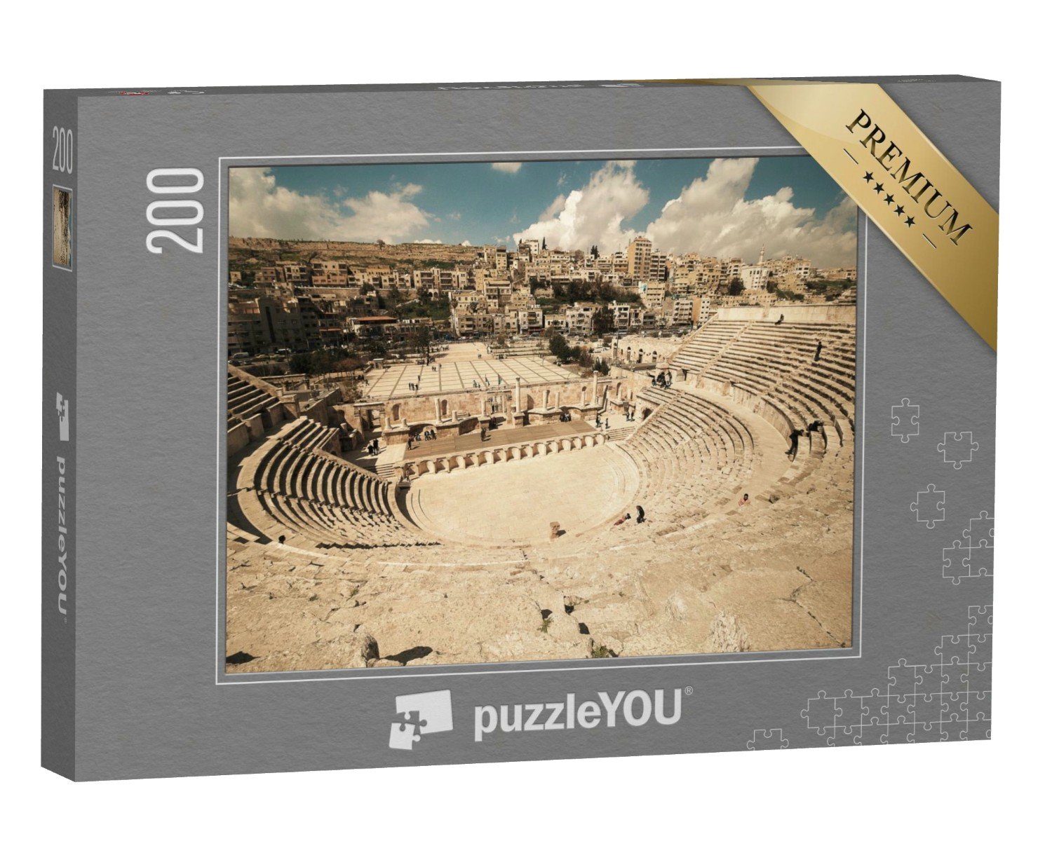 puzzleYOU Puzzle Amman, die Hauptstadt von Jordanien, 200 Puzzleteile, puzzleYOU-Kollektionen Naher Osten