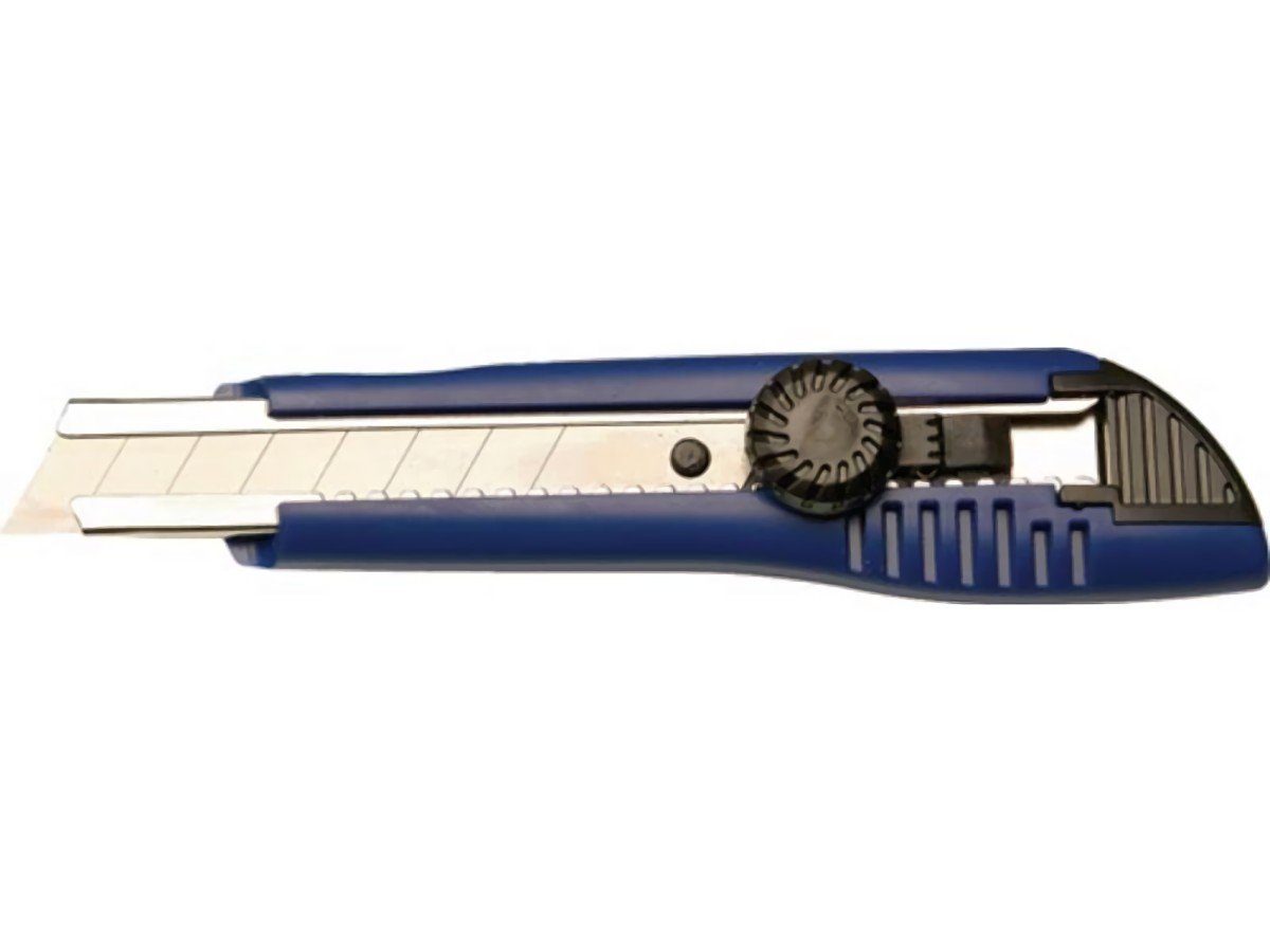 PROMAT Cutter PROMAT Cuttermesser Klingenbreite 18 mm Länge 167 mm mit Feststellr