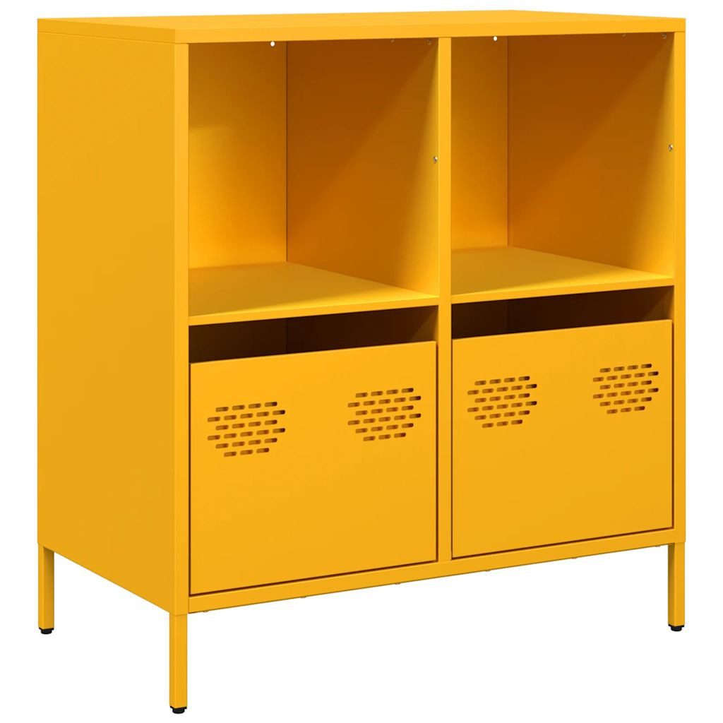 vidaXL Sideboard Sideboard Senfgelb 68x39x73,5 cm günstig online kaufen