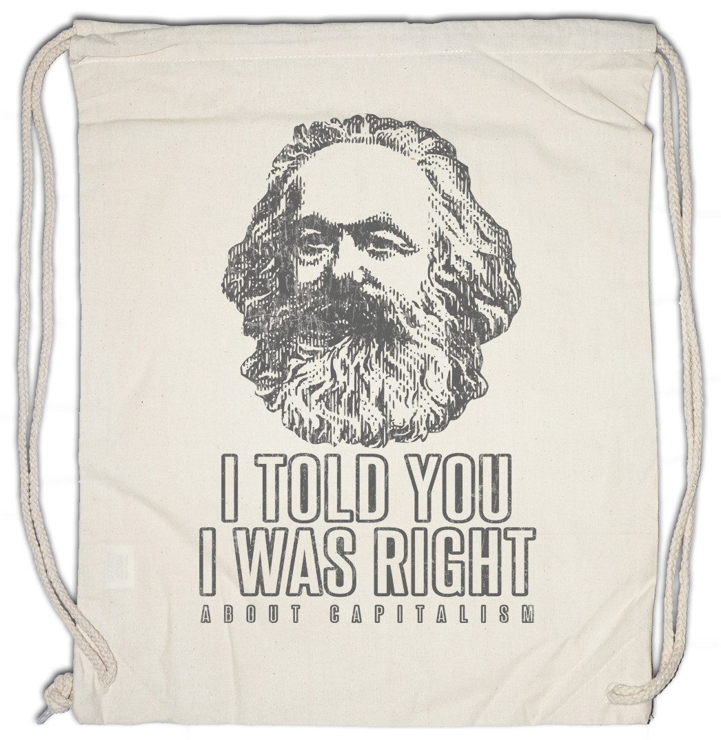 Turnbeutel I Told You I Was Right Turnbeutel About Capitalism Kommunismus Fun