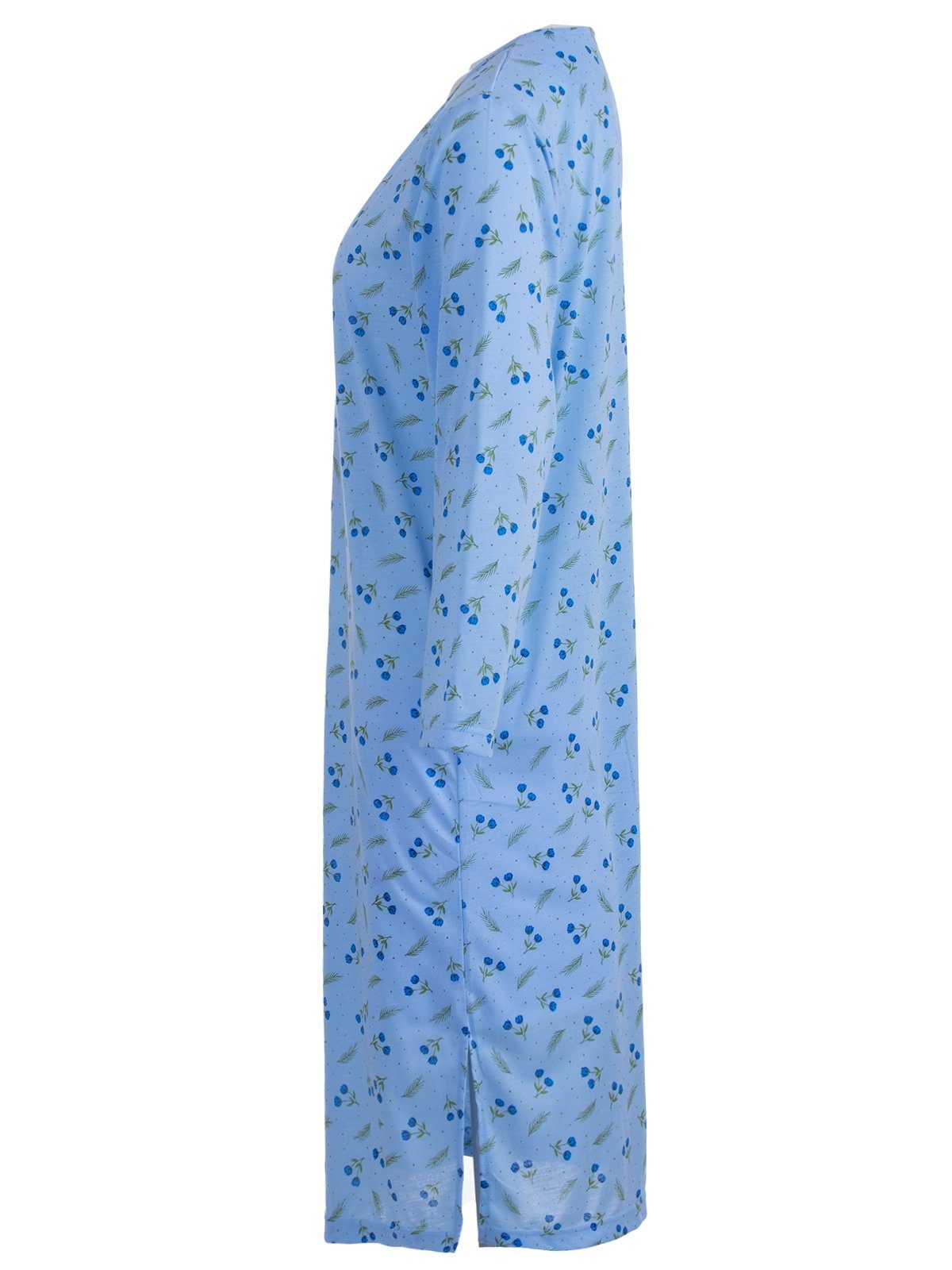 Lucky Nachthemd Nachthemd Langarm - Blumen günstig online kaufen