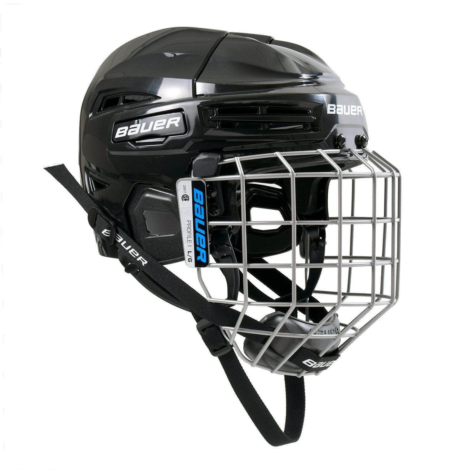 Bauer Eishockeyhelm Helm Bauer IMS 5.0 Senior Combo schwarz / L