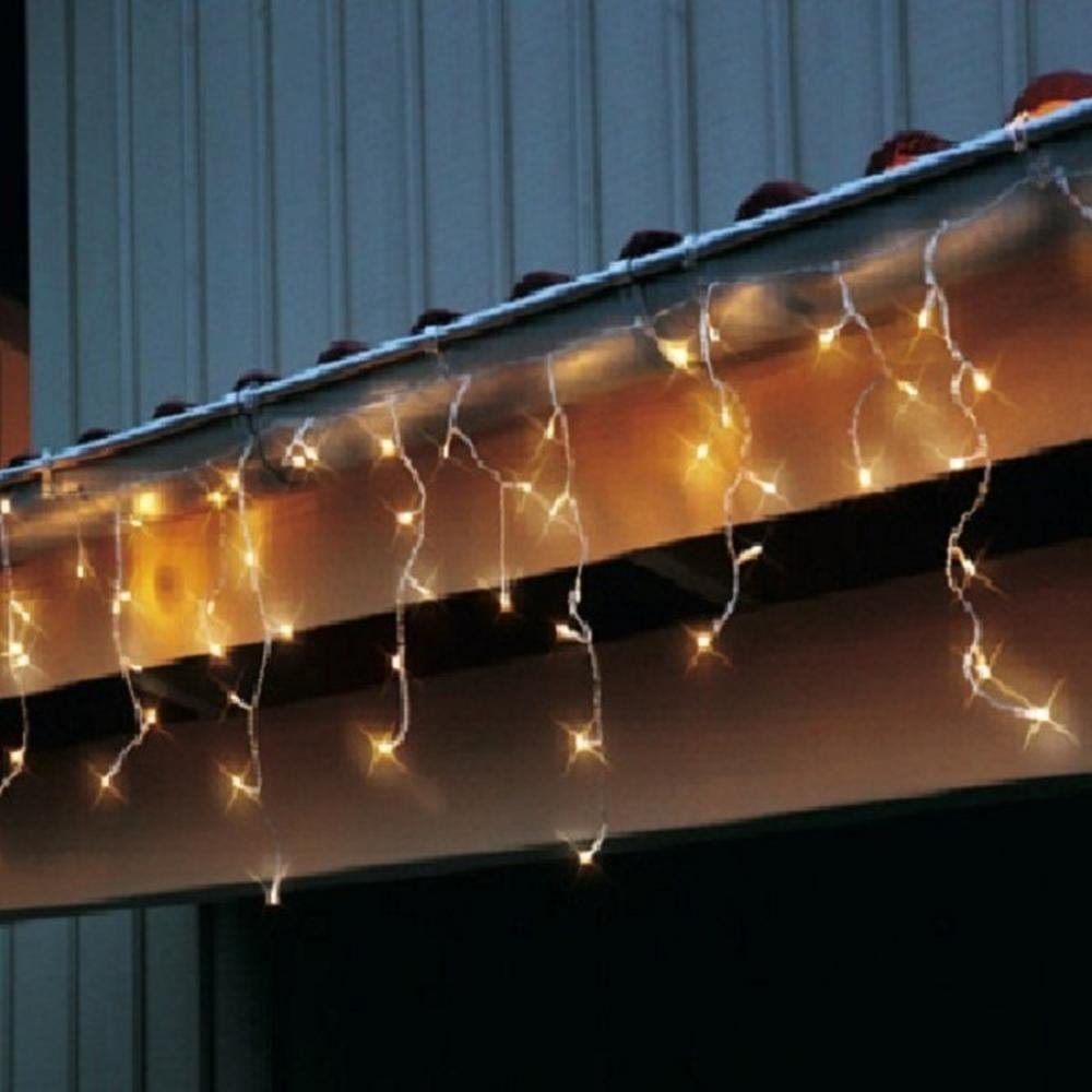 STAR LED-Lichterkette 499-56 LED Eisregen Lichterkette 144er warmweiß