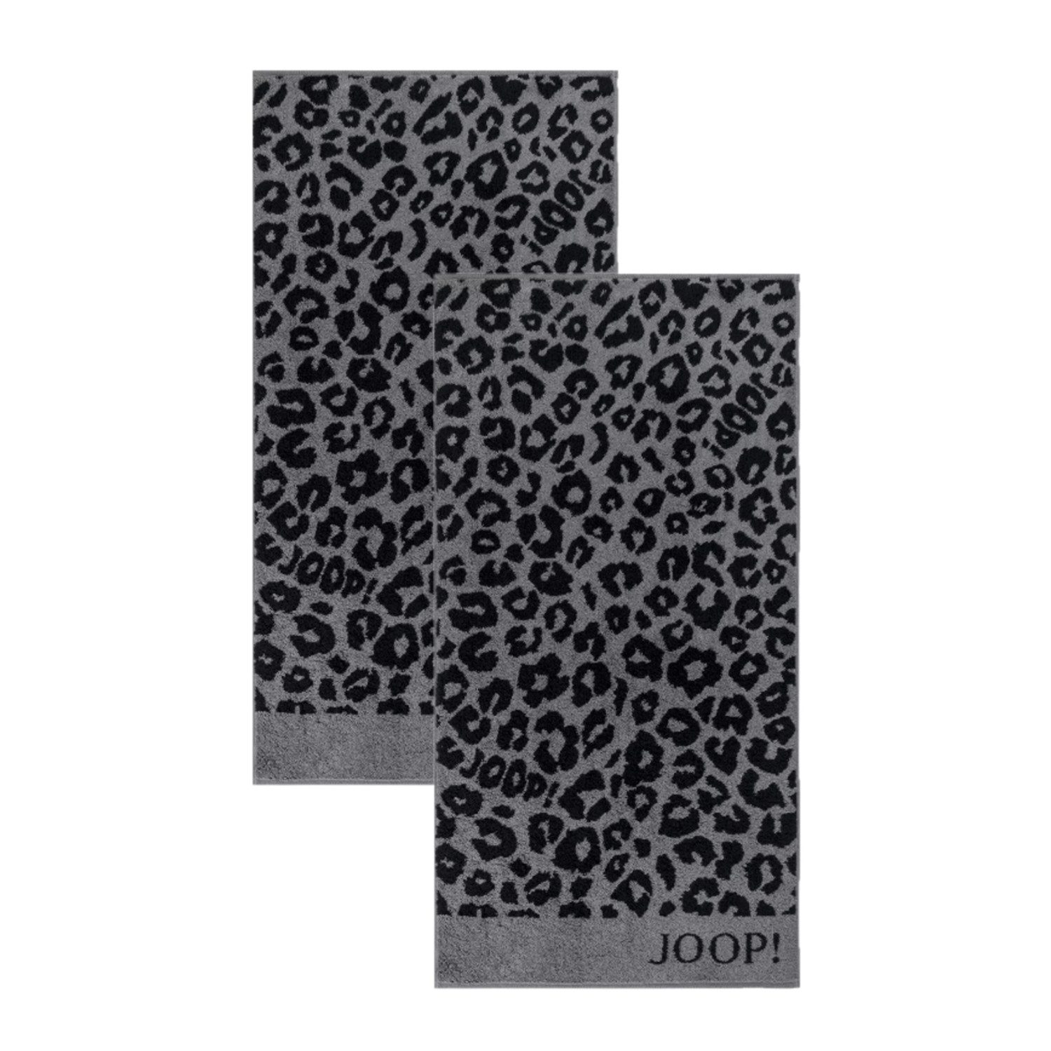 JOOP! Handtuch 2 Stück Joop! Handtücher Leo Allover 1707-90 graphit 50x100, günstig online kaufen