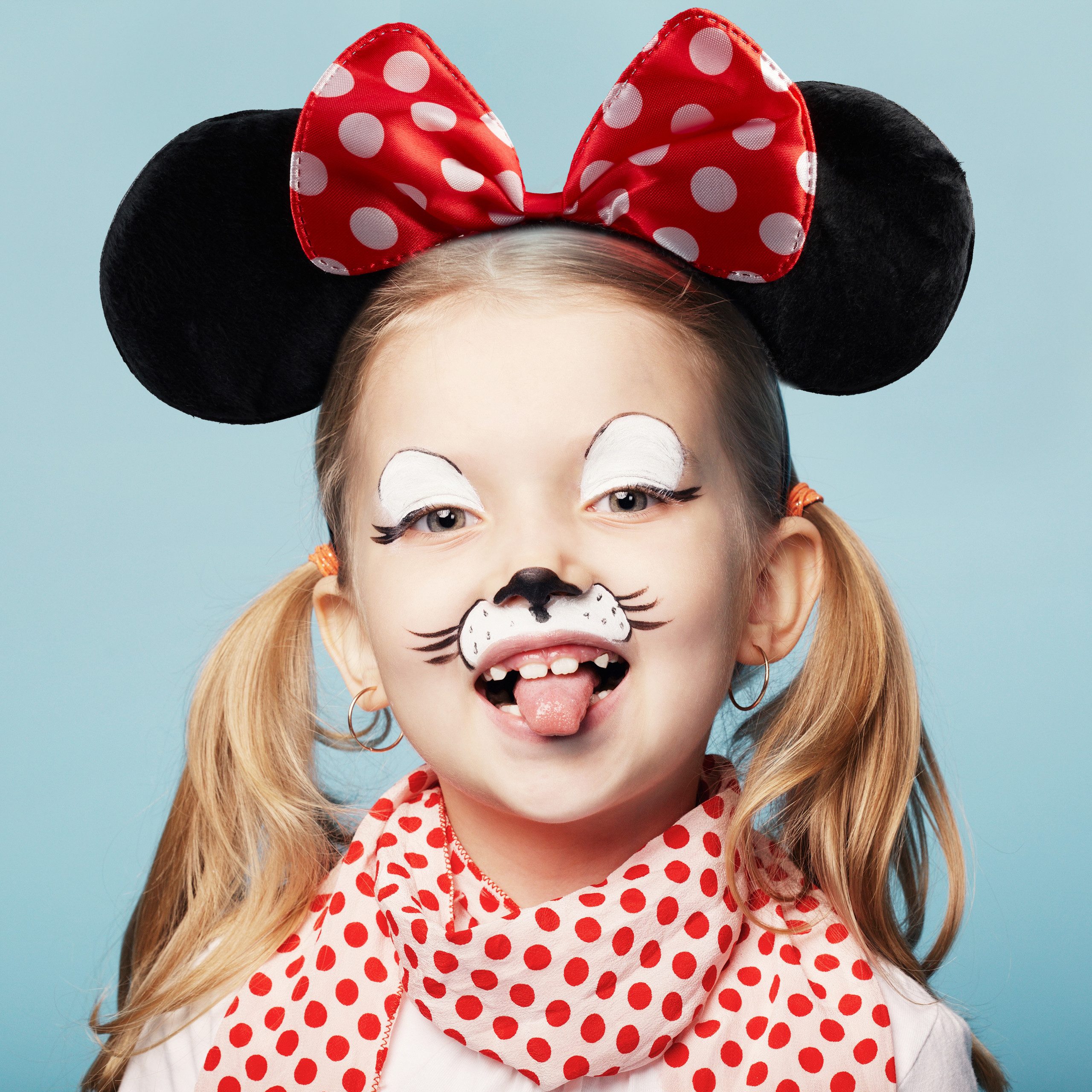 relaxdays Haarreif Maus mit Ohren und Schleife