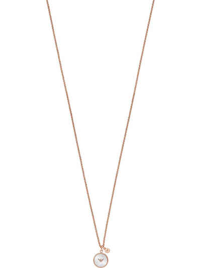 Emporio Armani Collier Emporio Armani Damen-Kette Edelstahl Perlmutt