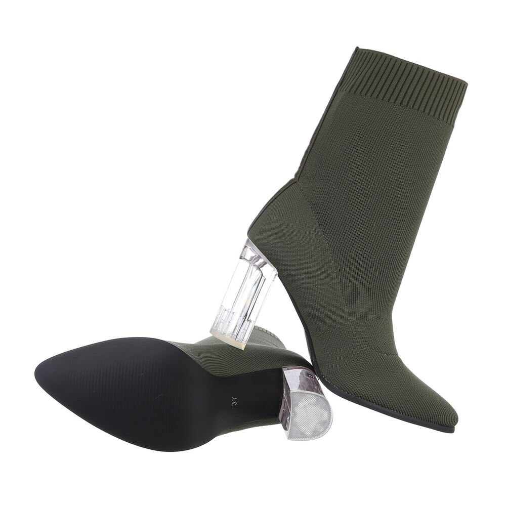 Ital-Design Damen Abendschuhe Elegant High-Heel-Stiefelette (84338421) günstig online kaufen