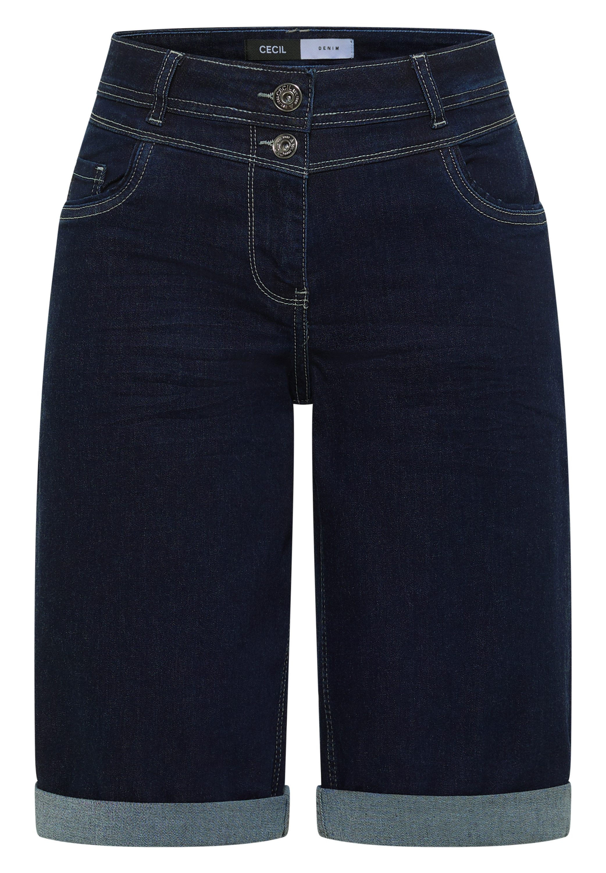 CECIL Bermudas Style Neele Jeansshorts im Rinsed-Look – Bild 5 von 5