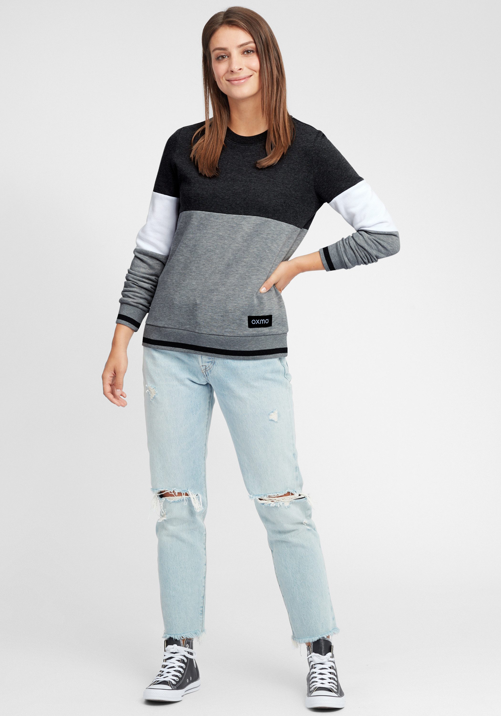 OXMO Hoodie OXOmaya Sportlicher Sweatpullover mit günstig online kaufen