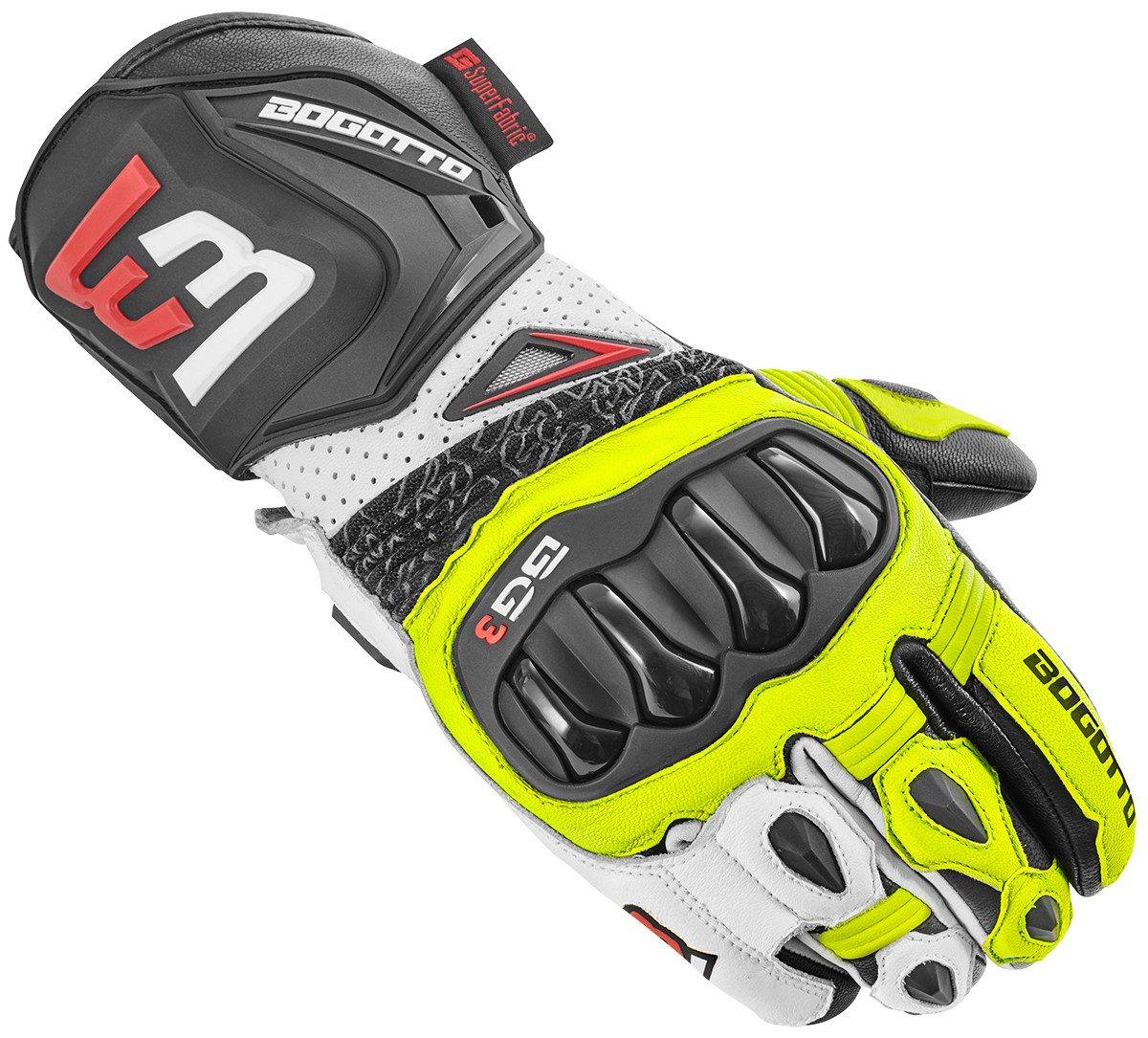 Bogotto Motorradhandschuhe Sugello perforierte Motorradhandschuhe reflektie günstig online kaufen