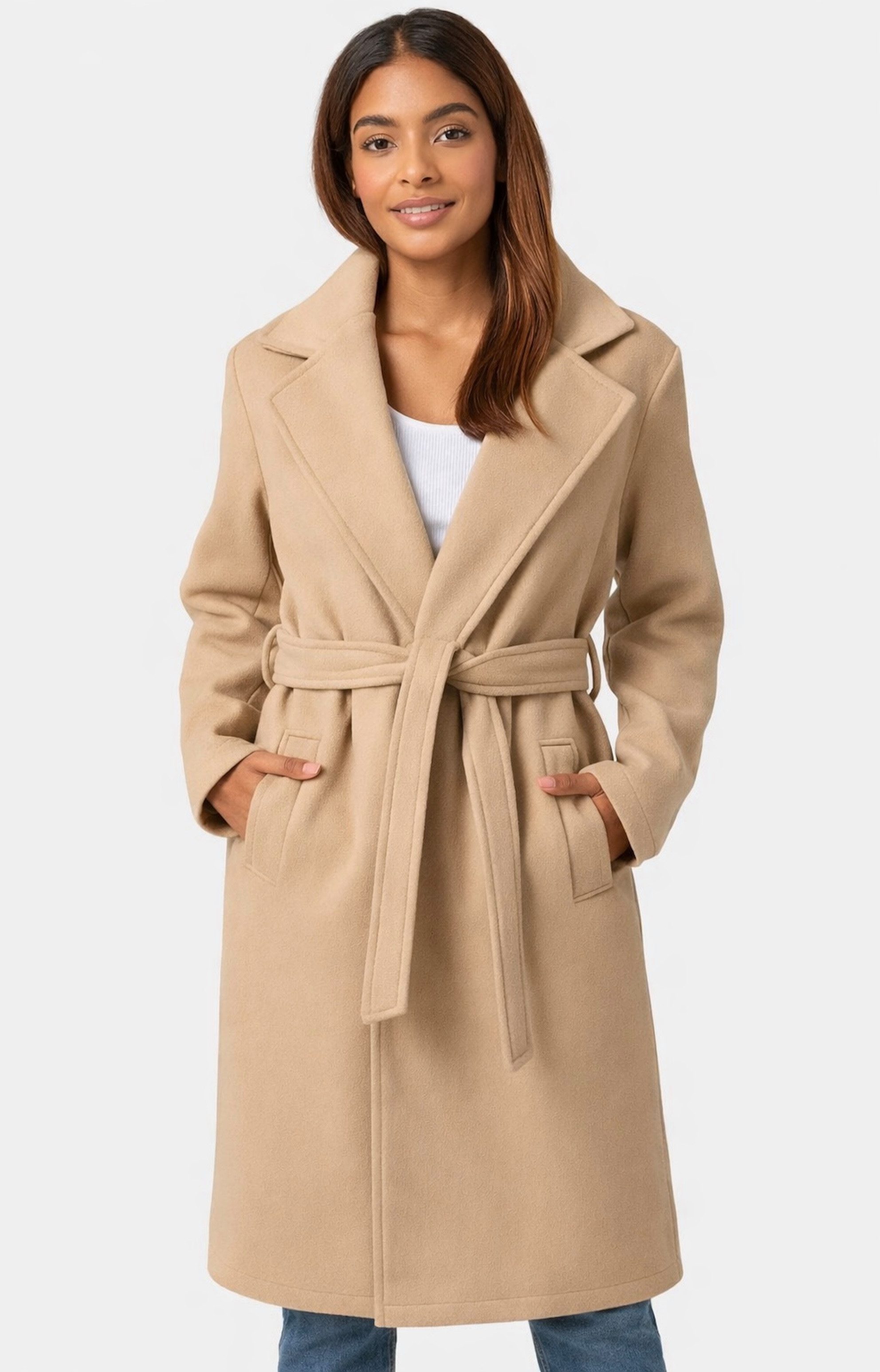 Worldclassca Trenchcoat Worldclassca Damen Trenchcoat mit Gürtel Reverskrag günstig online kaufen