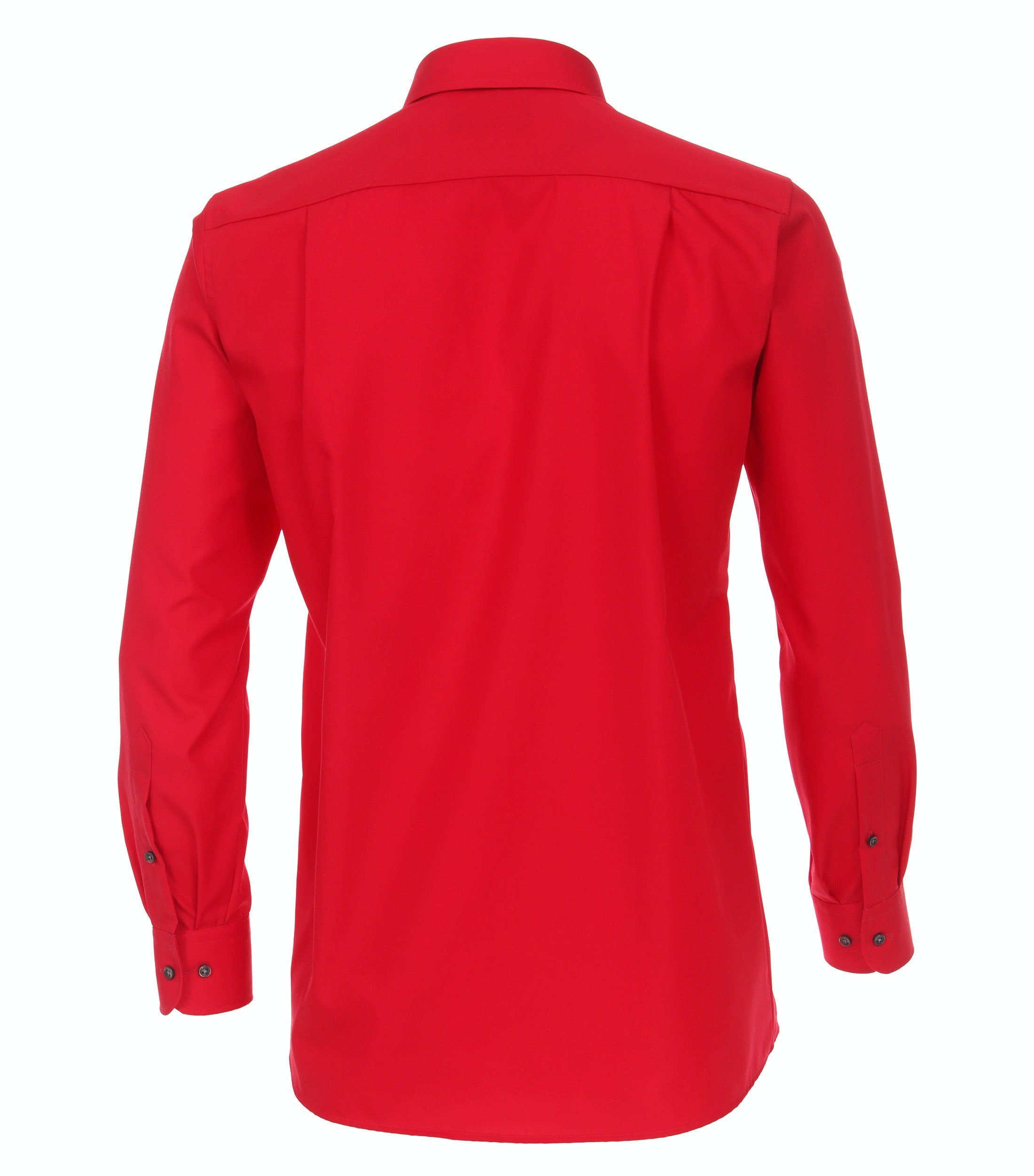 CASAMODA Businesshemd Einfarbig Rot Rot Langarm Businesshemd - sattes Fit Comfort - - 