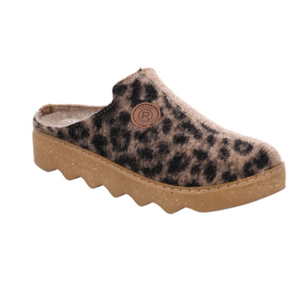 Rohde Foggia-D Pantoffel Hausschuh, Winterschuh mit Filzsohle