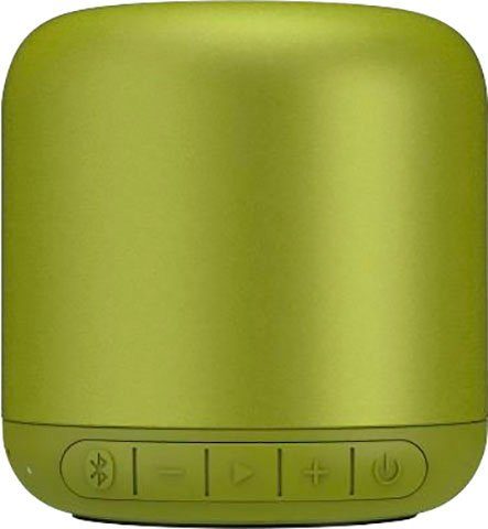Hama Bluetooth® Aluminiumgehäuse) Robustes hellgrün (3,5 Bluetooth, Bluetooth, HFP, W Integrierte Lautsprecher (A2DP AVRCP Bluetooth-Lautsprecher "Drum 2.0" Freisprecheinrichtung)