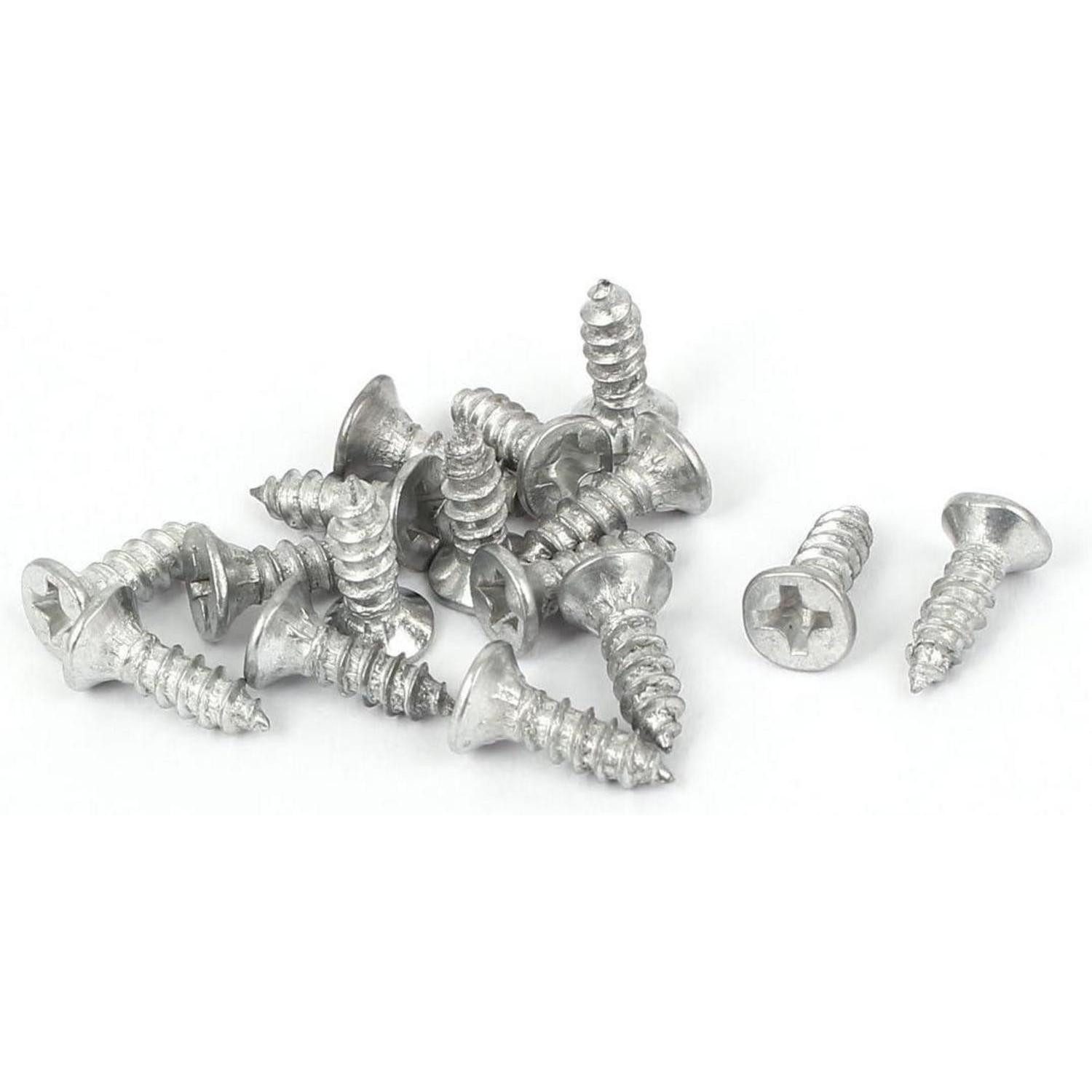 LuxusKollektion Kennzeichenhalter Maleranhänger Metall 105 x 60 mm Silber 8 Stück