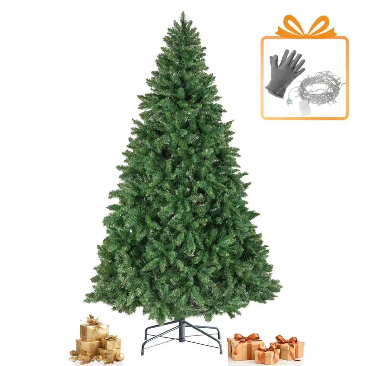 Vankel Künstlicher Weihnachtsbaum tannenbaum mit beleuchtung schmuck mit li günstig online kaufen