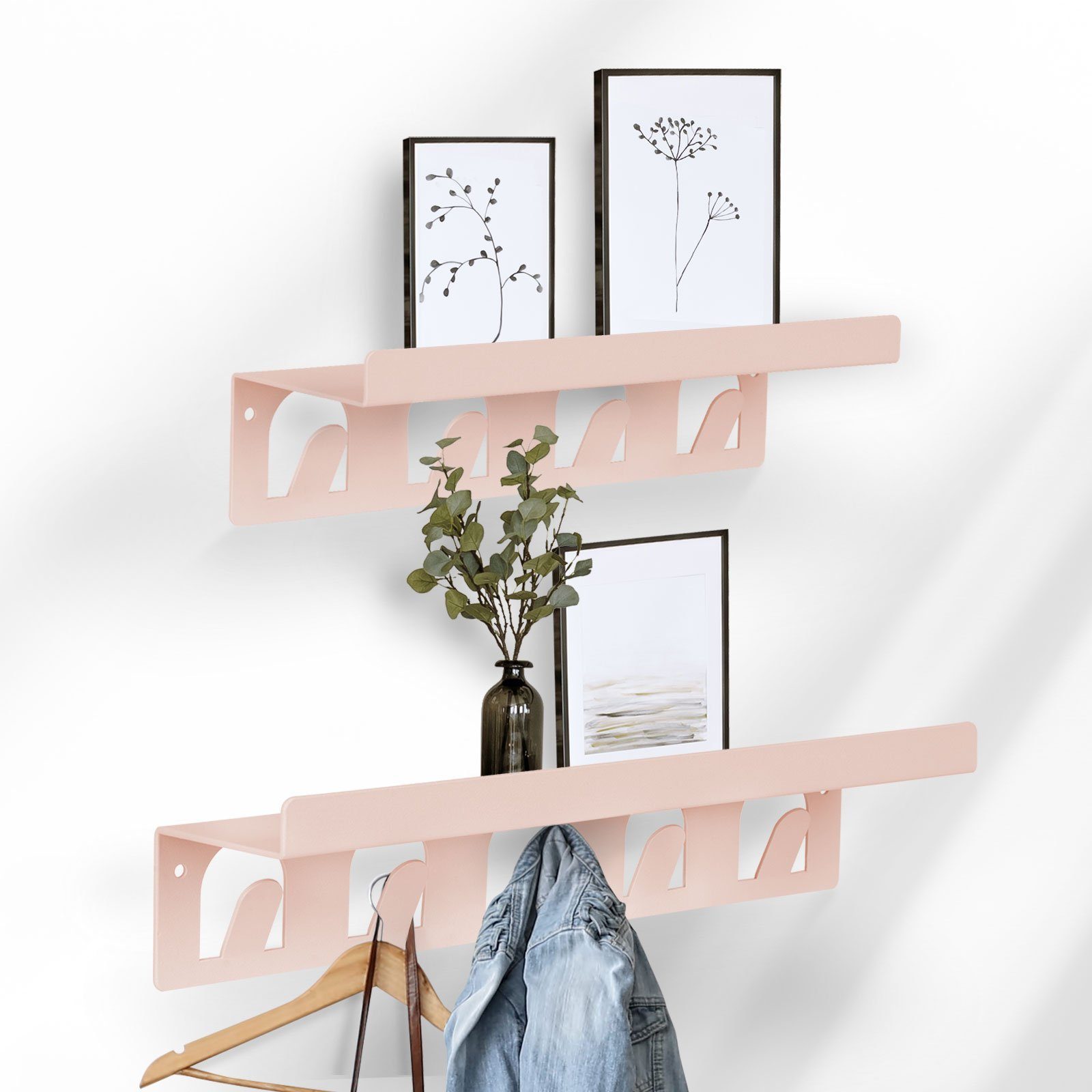 Karat Wandregal Agnes mit Haken, Regal, günstig online kaufen