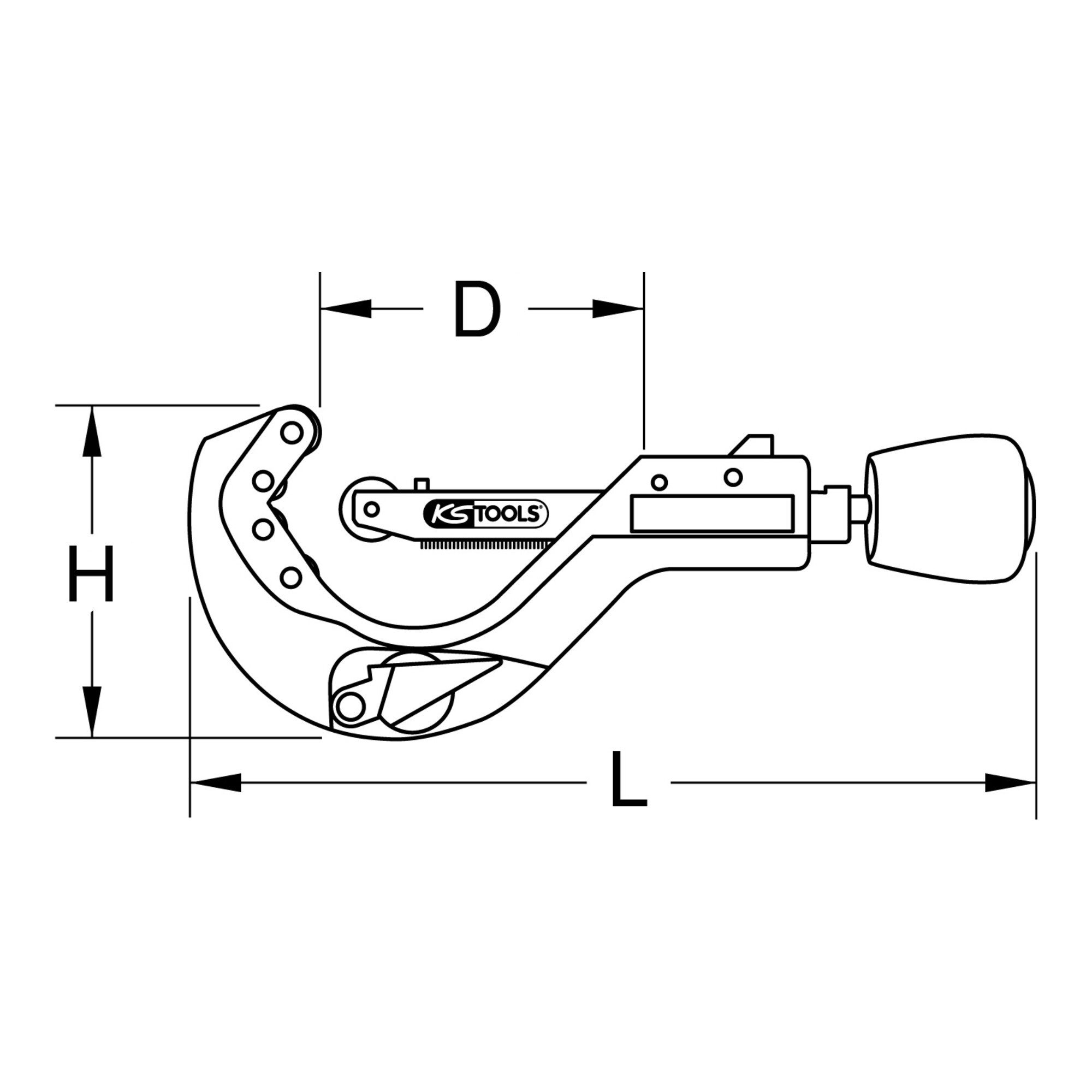KS Tools Rohrschneider KS Tools Automatik-Rohrabschneider für Kupferrohre, 6-64mm