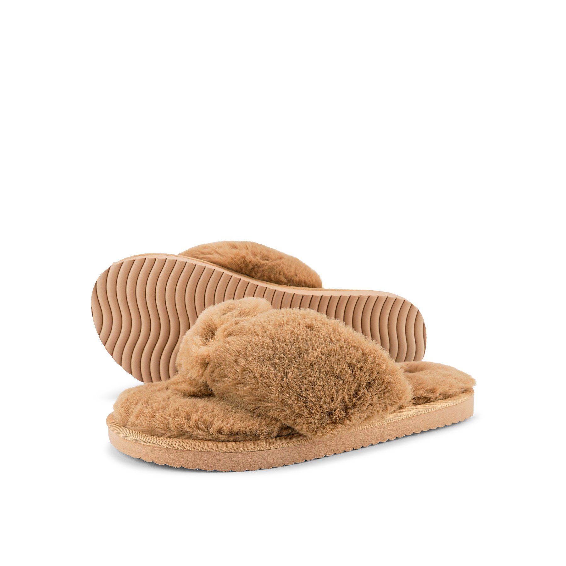 Flip Flop original*fur 2 Zehentrenner hellbraun | Zehentrenner