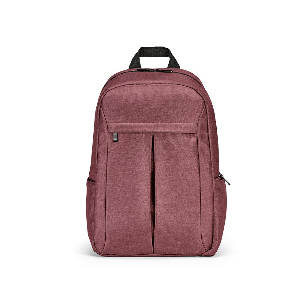 CABBEL Rucksack Rucksack 22L Laptop 17 Zoll wasserdicht rPET Trolley nachhaltig 22L (Rucksack, 1-tlg., Einzelartikel), Burgund, recyceltes Polyester, gepolstert, ergonomisch
