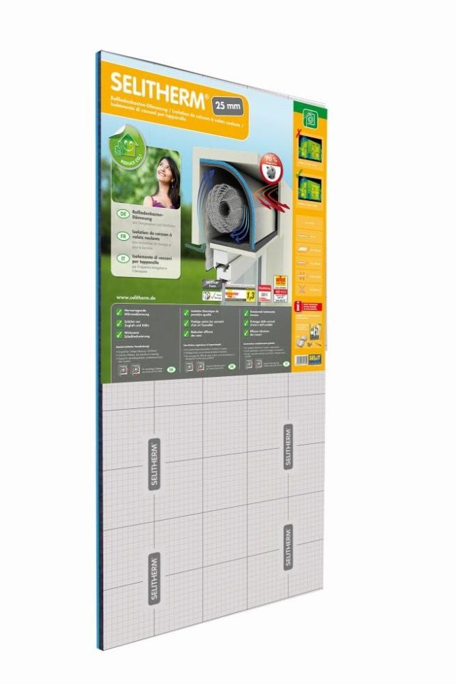 Selit Rollladenkastendämmung Selitherm Rollladenkasten-Dämmung Set 25 mm