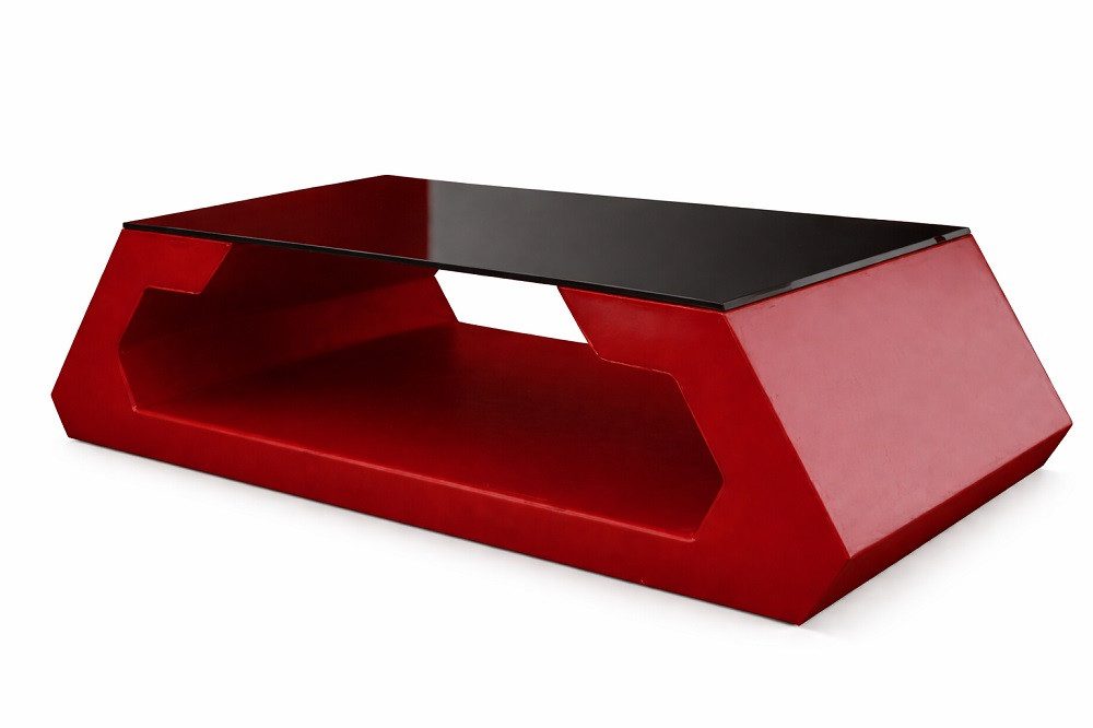JVmoebel Couchtisch Luxuriöser Sofatisch aus Glas und Leder für stilvolle Wohnräume (1-St., Couchtisch), Made in Europa