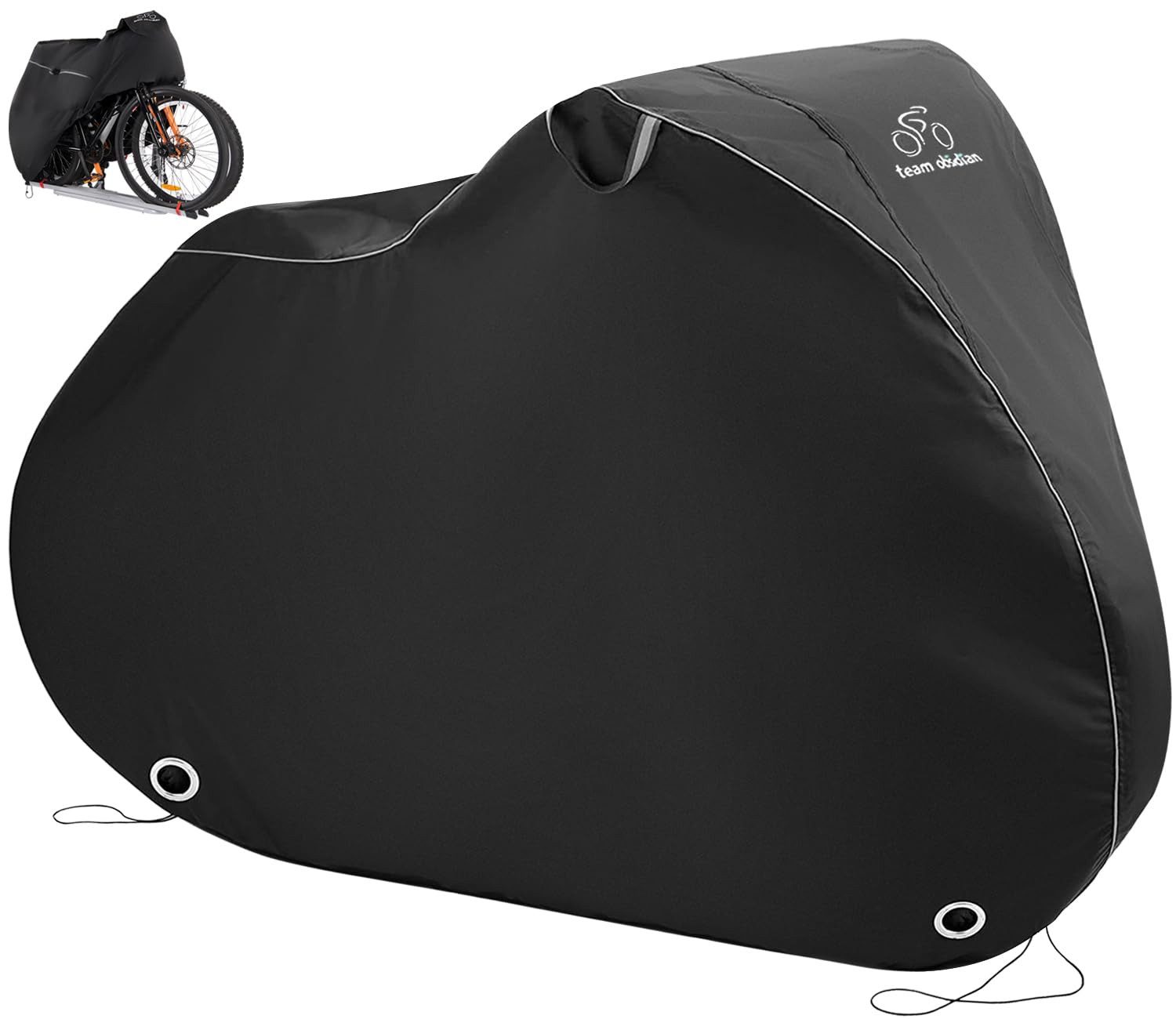 Team Obsidian Abdeckboden Fahrradabdeckung fur 2 Fahrrader Wasserdicht Strapazierfahig