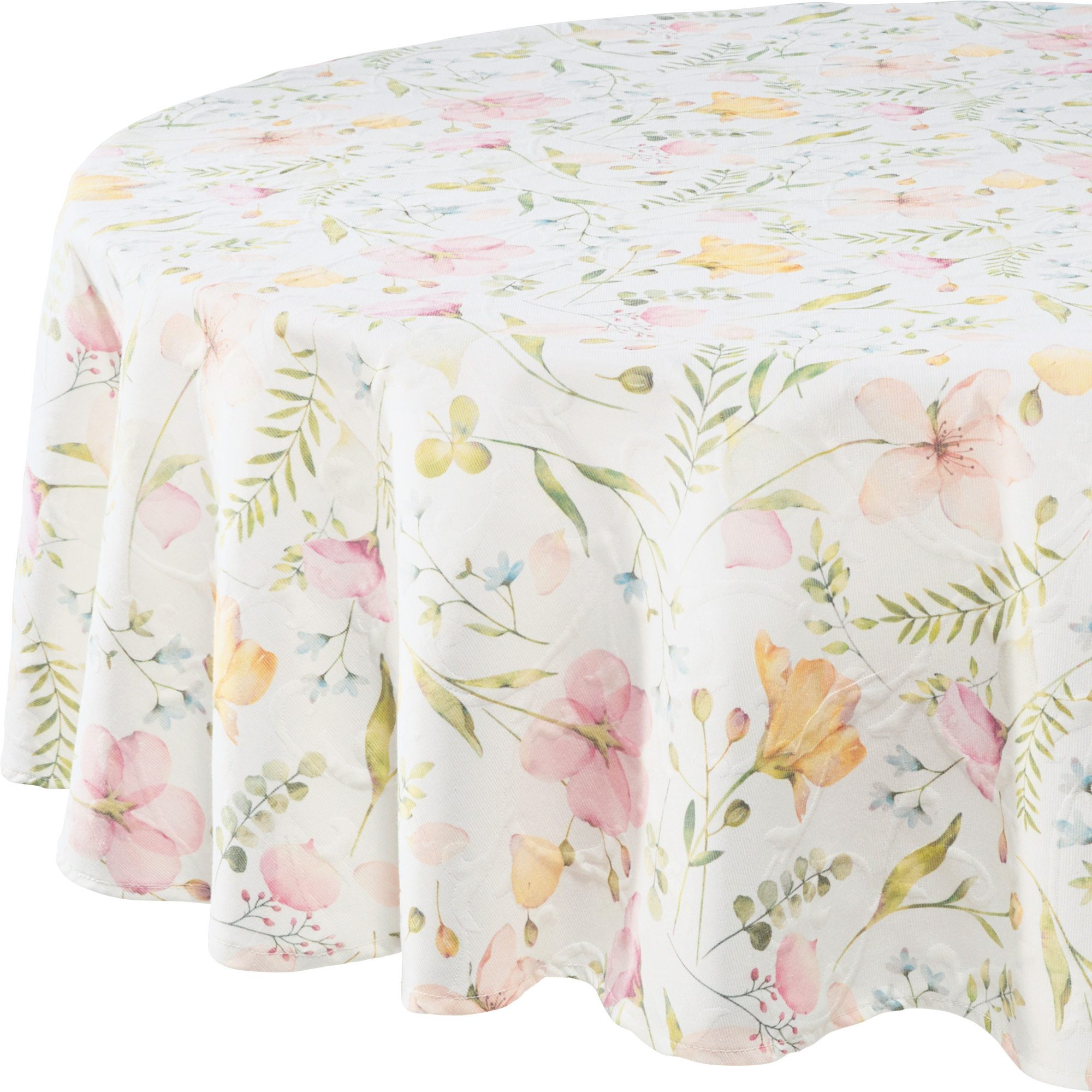 Erwin Müller Tischdecke Tischdecke, bügelfrei Blumen