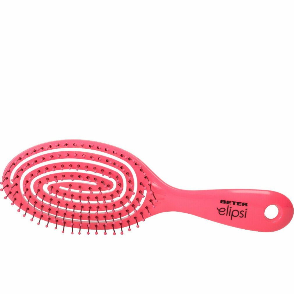 #fucsia flexible cepillo Beter ELIPSI Haarbürste pequeño