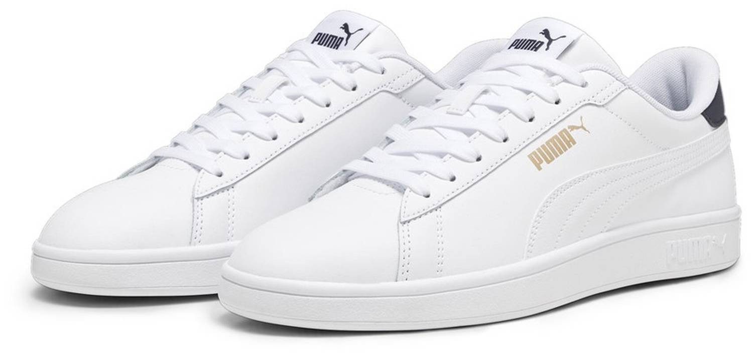 PUMA Puma Smash 3.0 L White Navy Gold Sneaker günstig online kaufen
