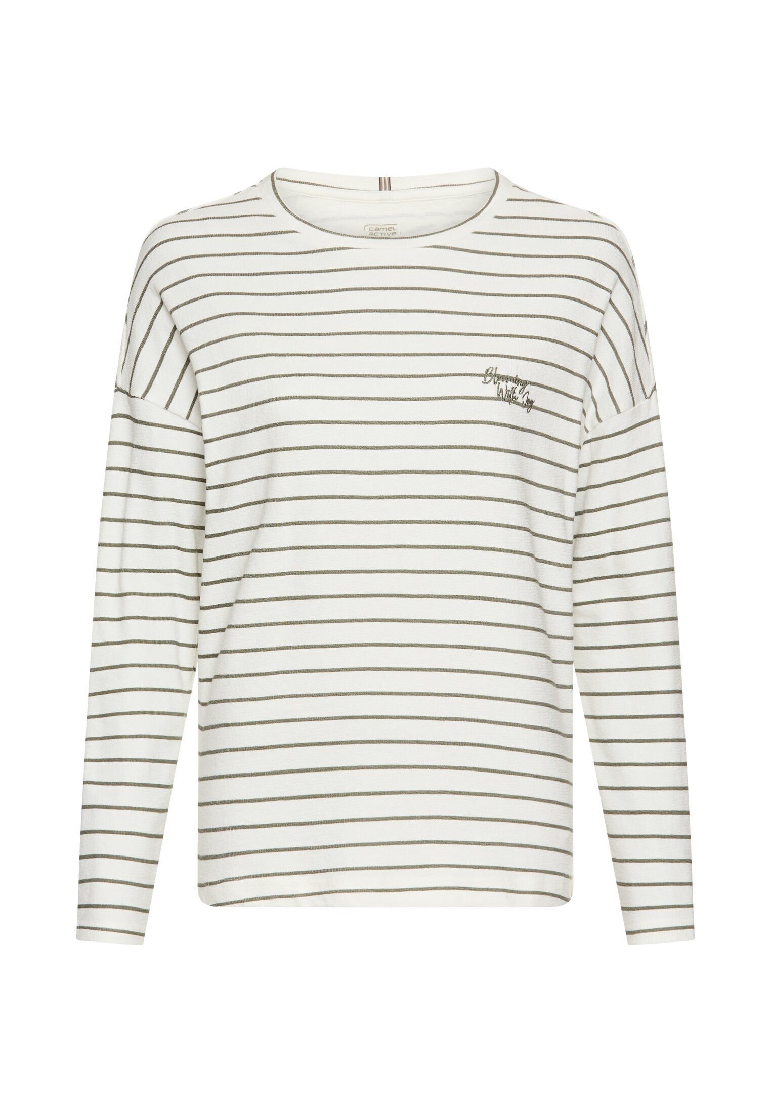 Langarmshirt aus reiner Baumwolle Langarm