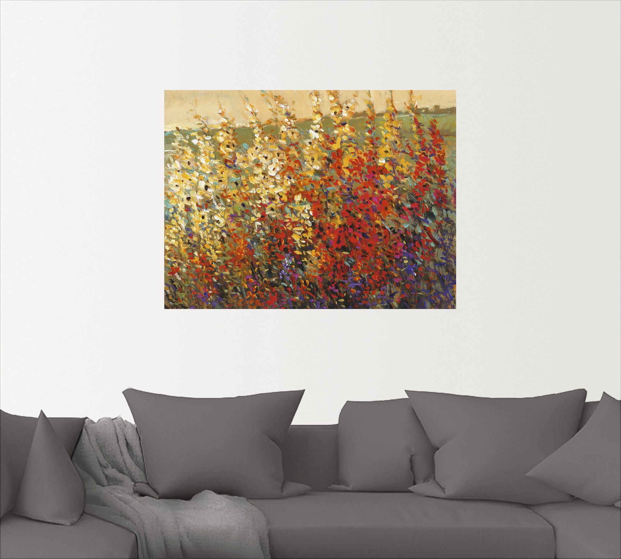 Artland Wandbild Feld mit Herbstblumen I, Blumenwiese (1 St), als Alubild, Leinwandbild, Wandaufkleber oder Poster in versch. Größen