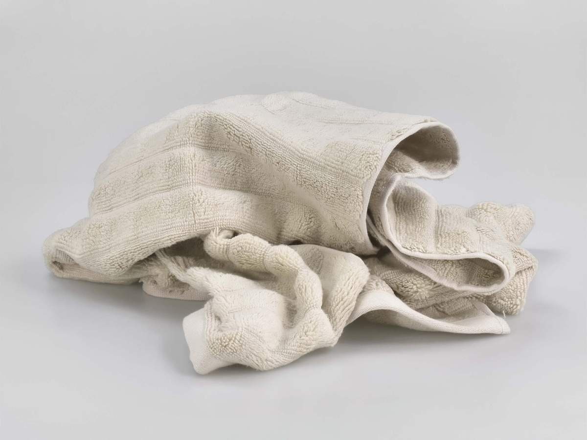Baumwollstoff (1-St), Inu, Design, Zone schlichtes skandinavisches 50x100cm, Denmark Oberfläche Handtuch weiche sand