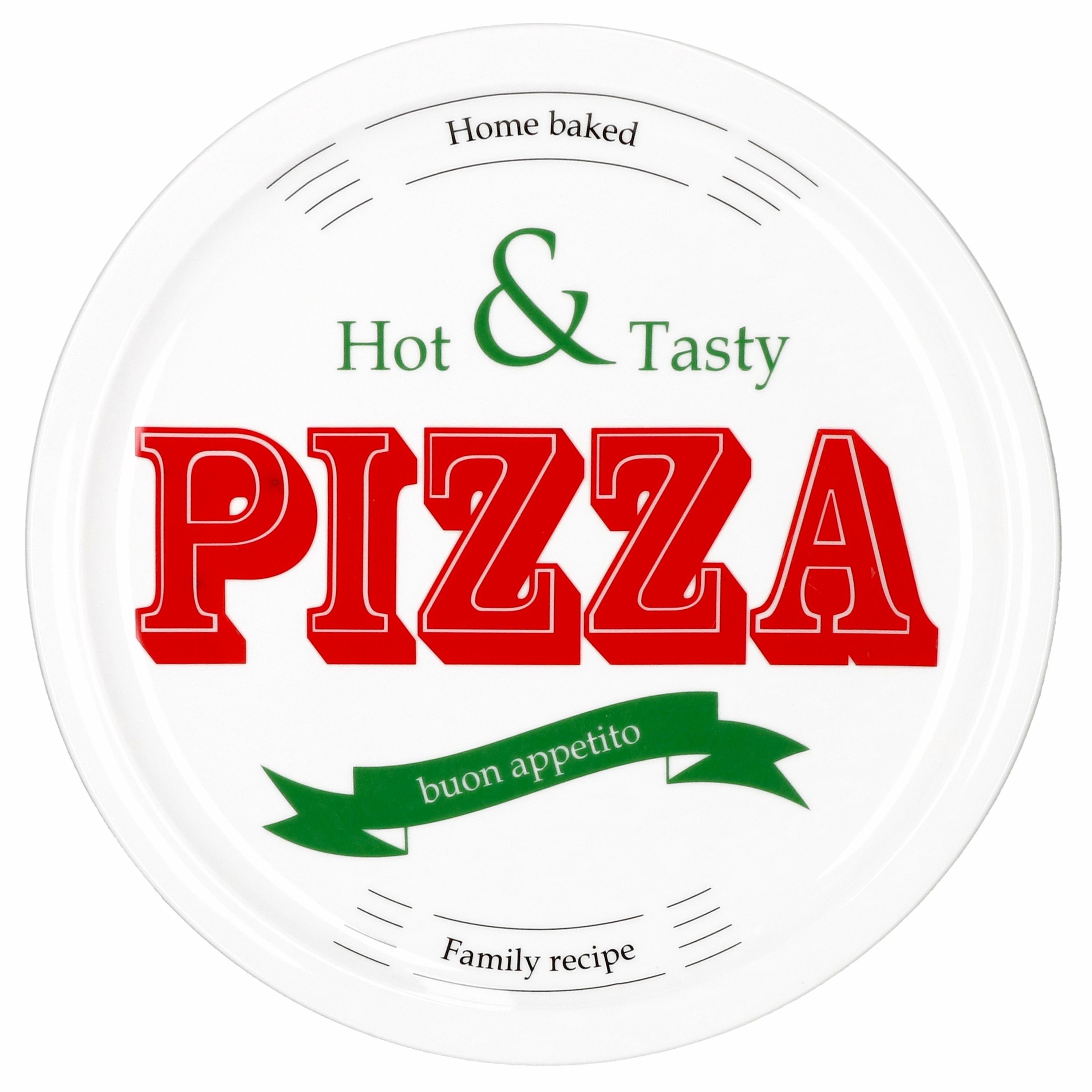 Tasty + 1x 2er Italian & 1x Hot Pizza MamboCat 28cm Pizzateller Pizzateller Set