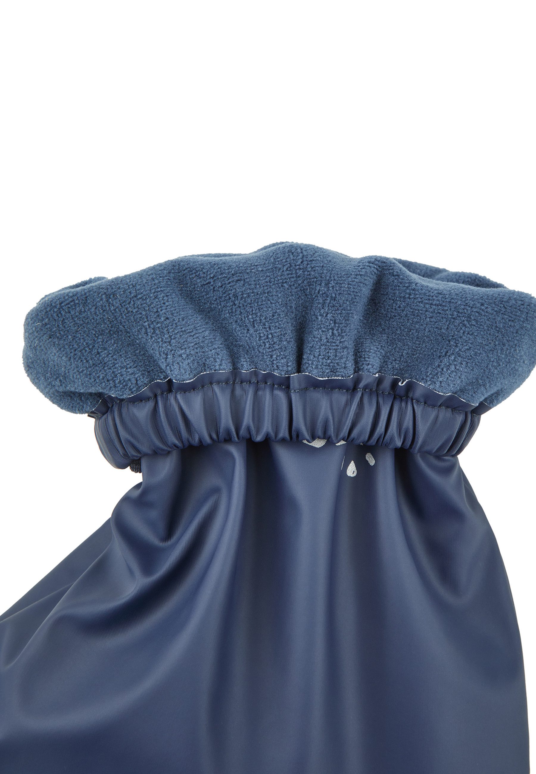 Sterntaler® Schuhüberzieher gefüttert uni Gummistiefel (1-tlg) Regenüberschuh gefüttert, mit Druckknöpfen