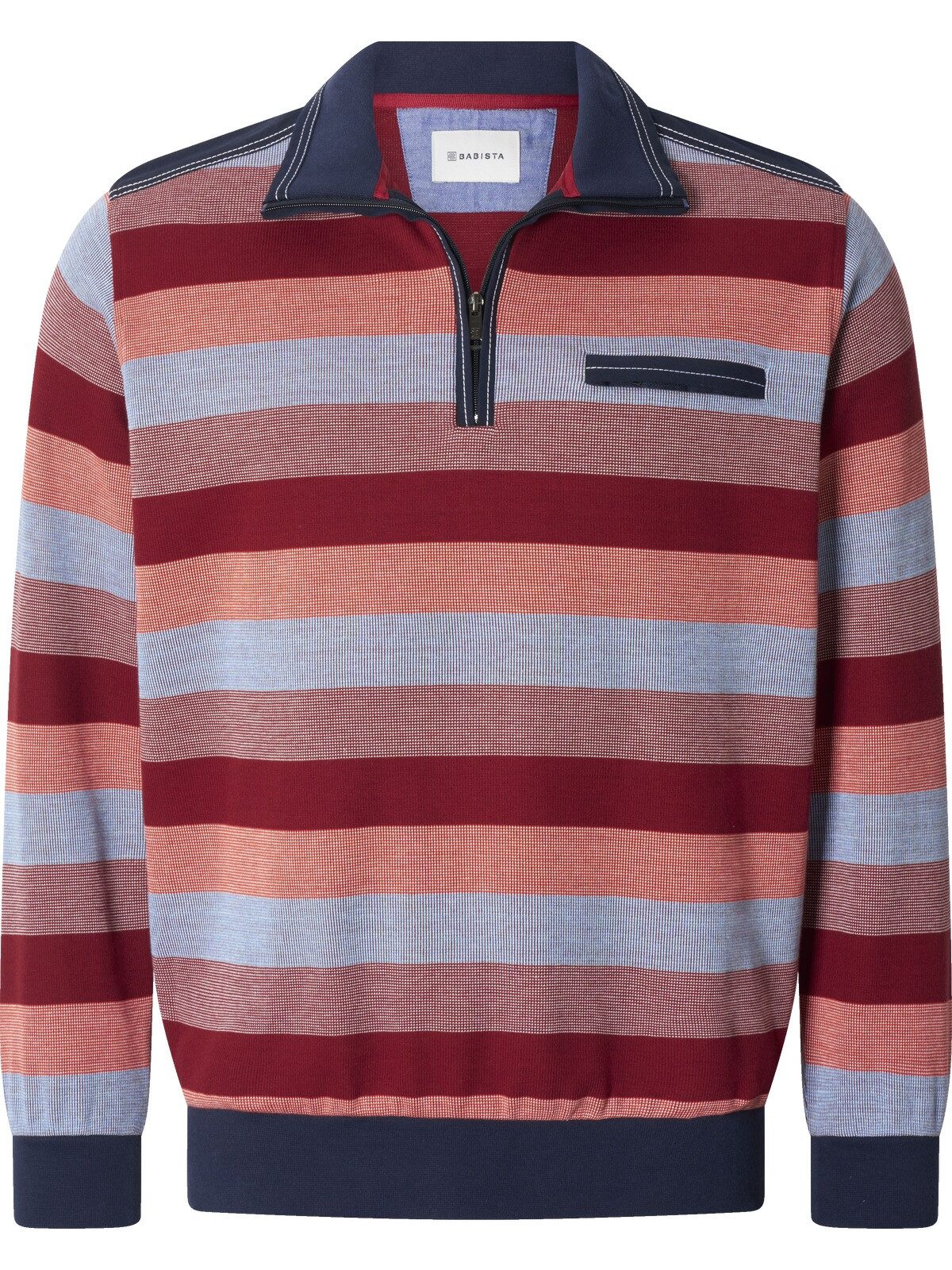 Babista Sweatshirt OLAMAR mit Querstreifenmuster