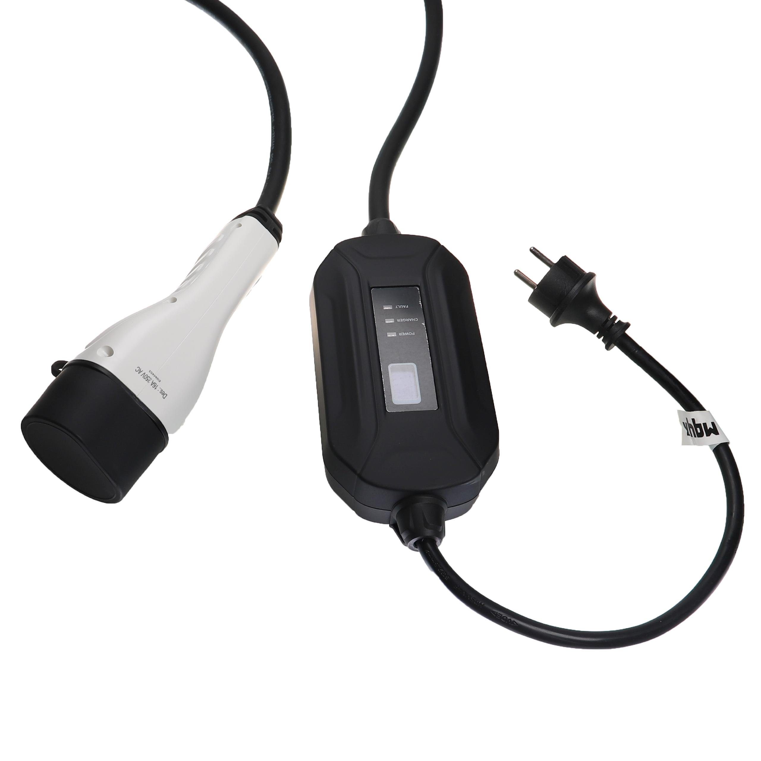Elektro-Kabel passend / für Eclipse vhbw Mitsubishi Hybrid In Plug Elektroauto