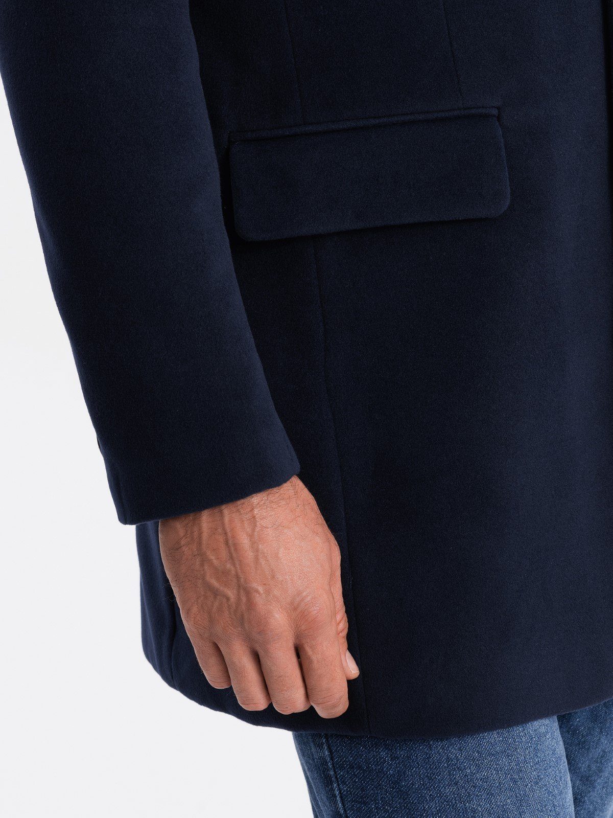OMBRE Kurzmantel Klassischer einreihiger Herrenmantel - günstig online kaufen
