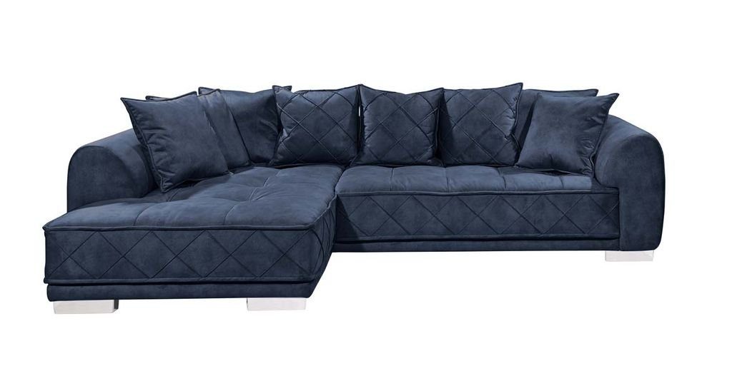 ED EXCITING 319 cm Ecksofa Couch Sentina Blau 194 Ecksofa, Ecksofa DESIGN x