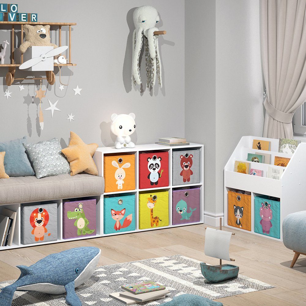 Astigarraga Kit Line Wandregal Tetris Wandregal-Set Kinderzimmer mit 7  Vollholzelementen