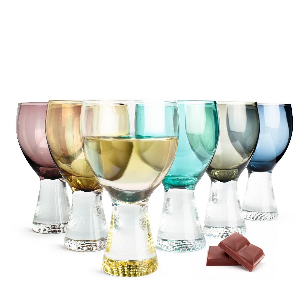 Sendez Rotweinglas, Glas
