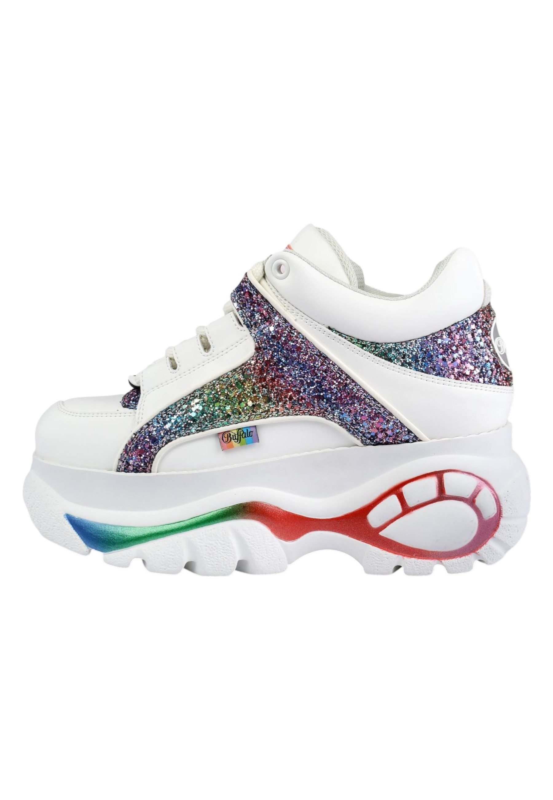 Buffalo 1636656 1339-14 White Rainbow Sneaker