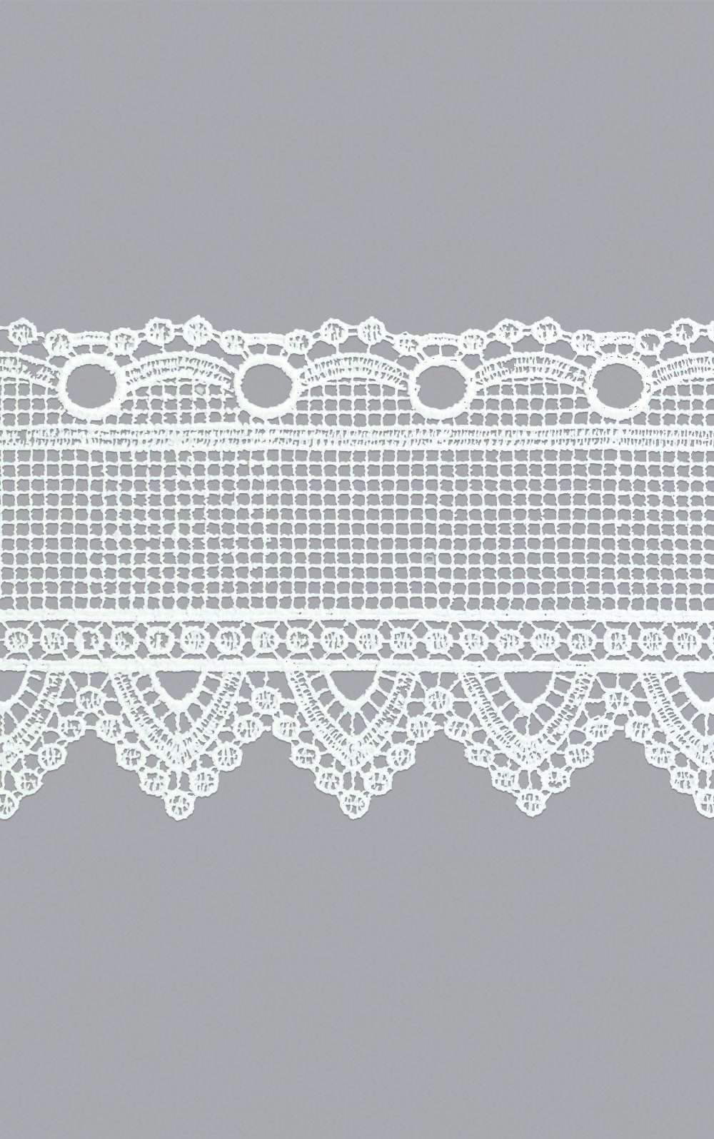 LYSEL® Scheibengardine Rustika (1 St), transparent, HxB 14x40cm