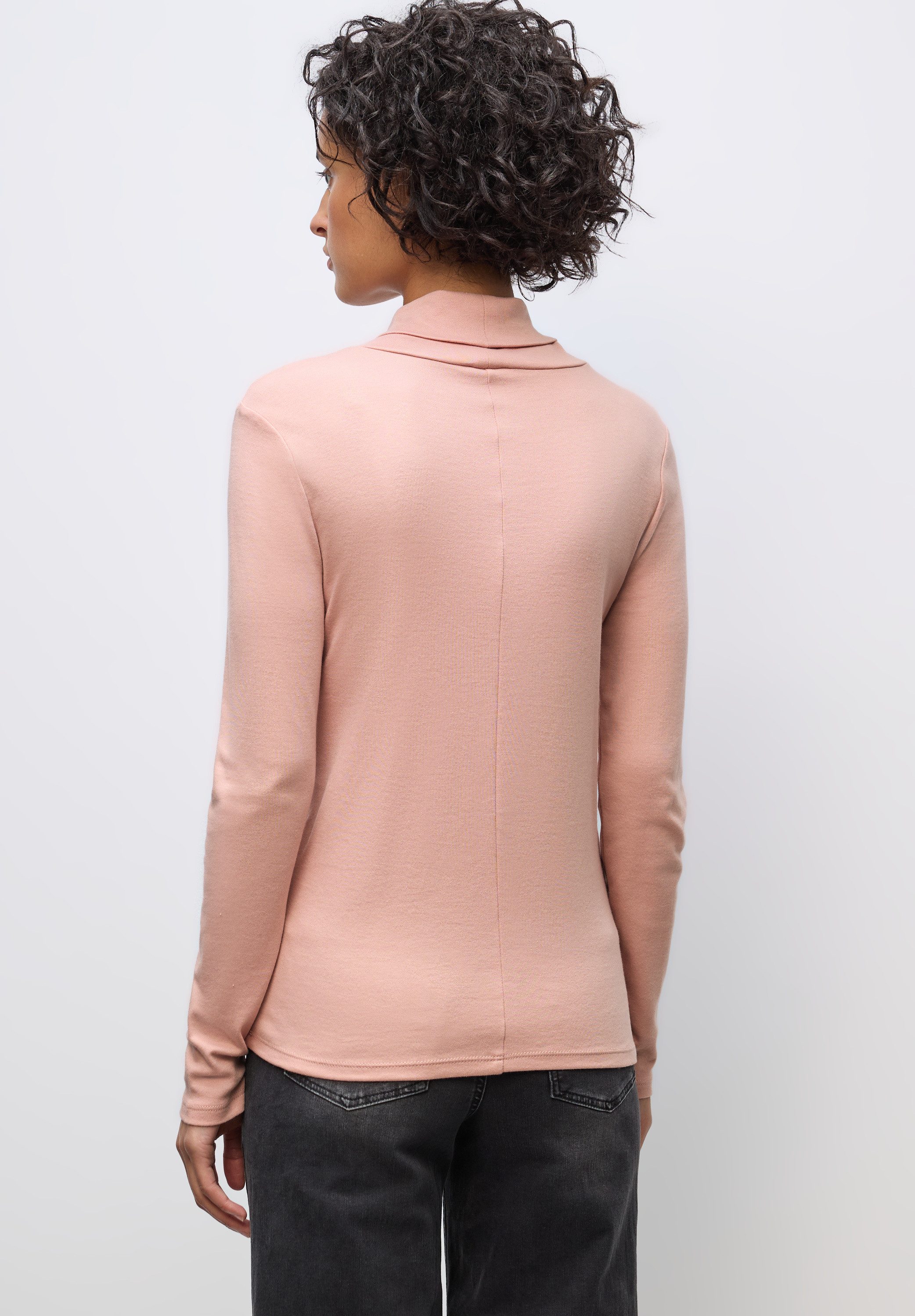 STREET ONE Rollkragenshirt im soften Baumwoll-Mix
