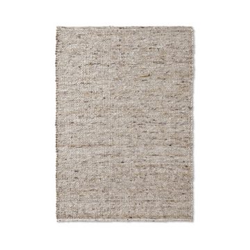 Wollteppich TaraCarpet Handwebteppich Helsinki, TaraCarpet, rechteckig, Höhe: 10 mm, gewalkter Wohnzimmer-Teppich Schurwolle Schlafzimmer Esszimmer 060x120