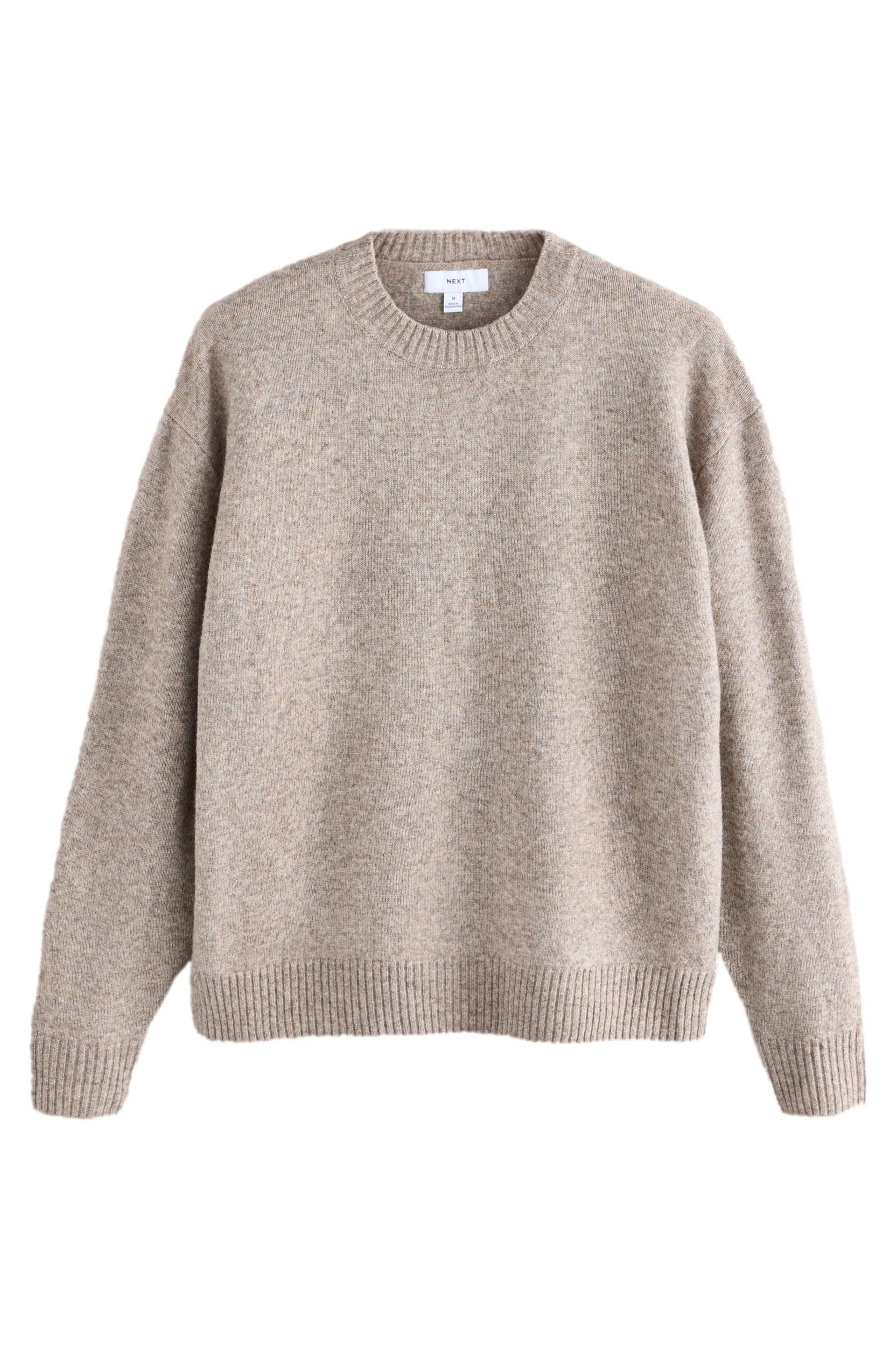 Next Rundhalspullover Relaxed Fit Kuscheliger Pullover mit Wollanteil (1-tl günstig online kaufen