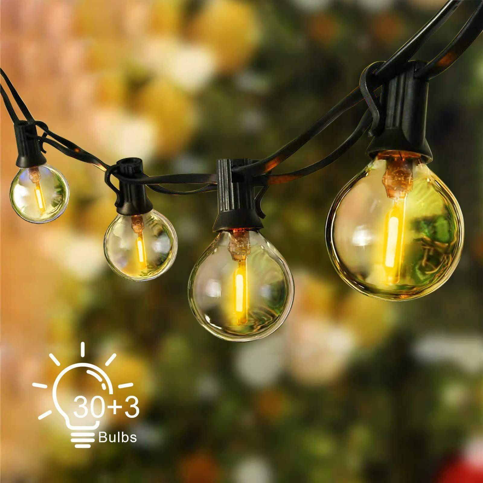 Elegear Lichterkette 9.7/12/19m LED-Lichterkette Außen, Gartenleuchte günstig online kaufen