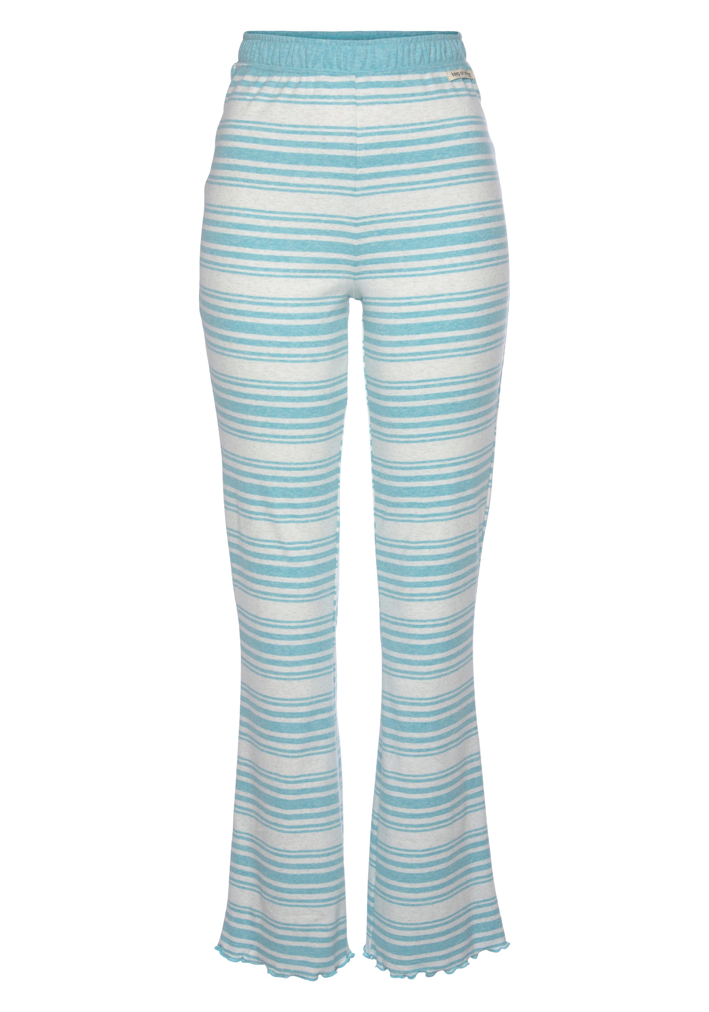 s.Oliver Schlafhose mit Babylock-Details. Reduzierter Preis € 24,99. Unverbindliche Preisempfehlung € 29,99