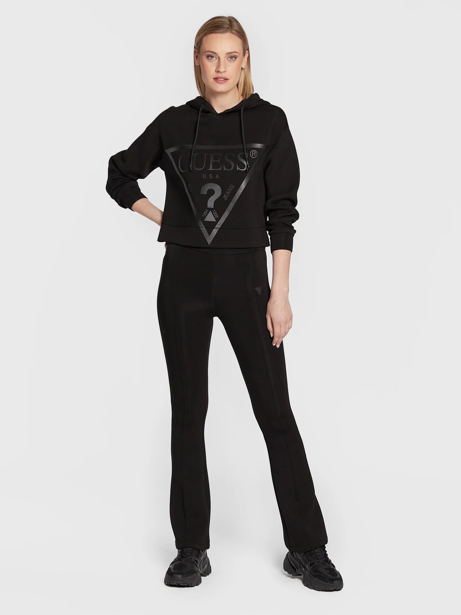 Jet Black Sweatshirt Collection Guess A996