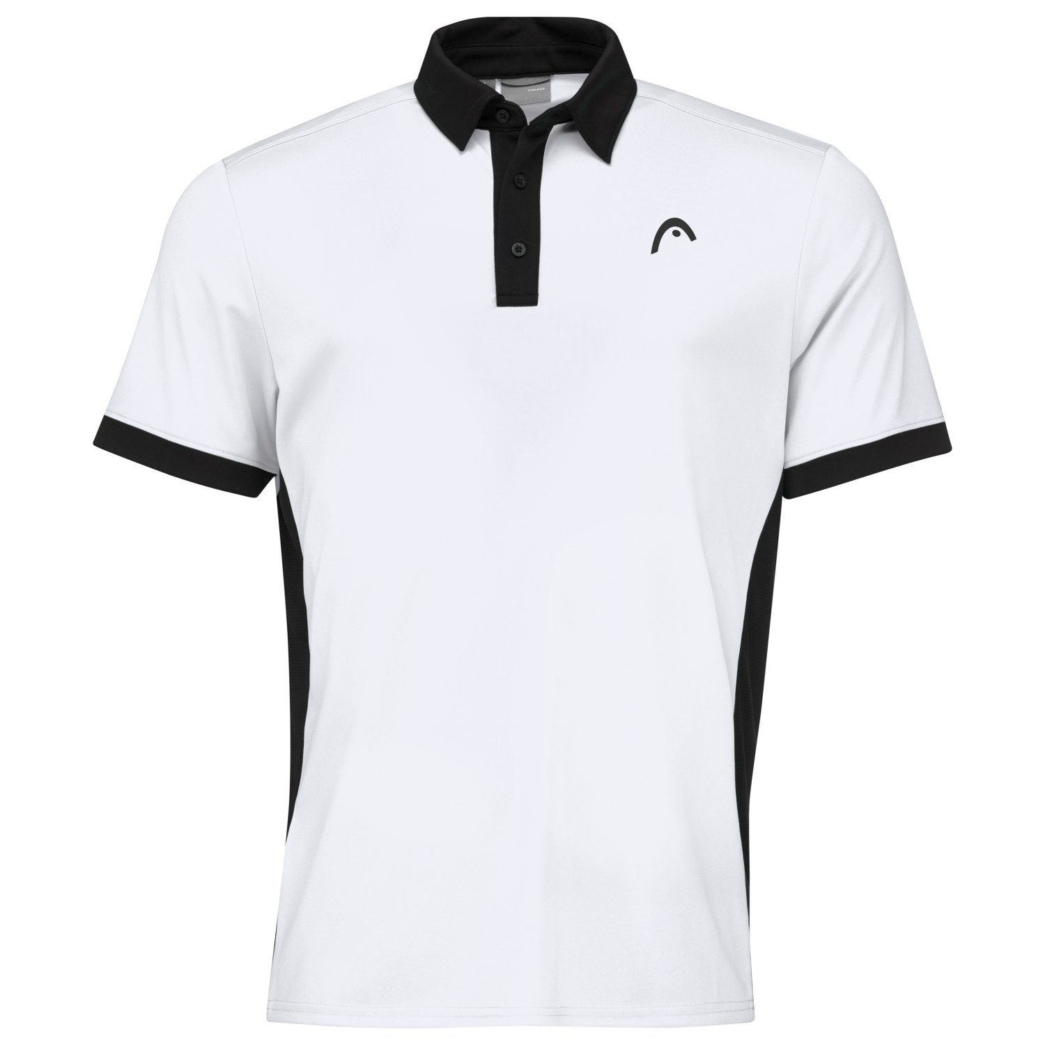 Head Tennisshirt Head Herren Slice Polo Shirt WHBK white/black